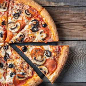 Pepperoni, Mushroom Slice